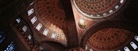 Framed Turkey, Istanbul, Suleyman Mosque, interior domes