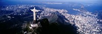 Framed View of Christ the Redeemer and Rio De Janeiro, Brazil