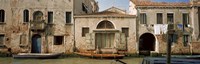 Framed Boats in a canal, Grand Canal, Rio Della Pieta, Venice, Italy