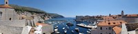 Framed Boats in the sea, UI Sv Dominika, Dubrovnik, Croatia