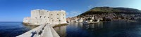 Framed Ruins of a building, Fort St. Jean, Adriatic Sea, Dubrovnik, Croatia