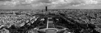 Framed Aerial view of a city, Eiffel Tower, Paris, Ile-de-France, France