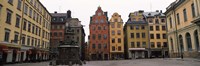 Framed Buildings in a city, Stortorget, Gamla Stan, Stockholm, Sweden