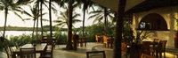 Framed Restaurant surrounded with palm trees, Pilipan Restaurant, Watamu, Coast Province, Kenya