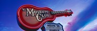 Framed Low angle view of Museum Club sign, Route 66, Flagstaff, Arizona, USA