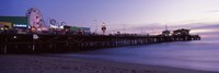 Framed Santa Monica Pier Ferris Wheel, Santa Monica, California