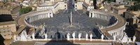 Framed High angle view of a town square, St. Peter's Square, Vatican city, Rome, Lazio, Italy