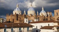 Framed Low angle view of a cathedral, Immaculate Conception Cathedral, Cuenca, Azuay Province, Ecuador