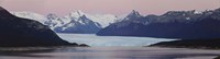 Framed Glaciers and mountains, Moreno Glacier, Argentine Glaciers National Park, Patagonia, Argentina