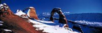 Framed USA, Utah, Delicate Arch, winter
