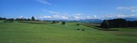 Framed View Along Rural Hillside, Zurich, Switzerland