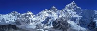 Framed Himalaya Mountains (Mt Everest), Nepal