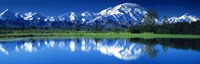 Framed Mt McKinley and Wonder Lake Denali National Park AK