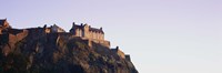 Framed Low angle view of a castle on top of a hill, Edinburgh Castle, Edinburgh, Scotland