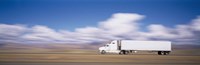 Framed Truck on the road, Interstate 70, Green River, Utah