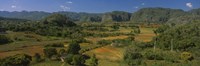 Framed High angle view of a landscape, Valle De Vinales, Pinar Del Rio, Cuba