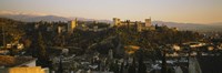 Framed High angle view of a city, Alhambra, Granada, Spain