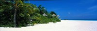 Framed Beach in The Maldives