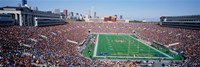 Framed Football, Soldier Field, Chicago, Illinois, USA