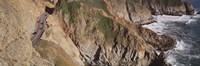 Framed USA, California, Big Sur, Pacific Coast Highway 1, High angle view of freeway