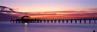 Framed Sunset Mobile Pier AL USA