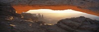 Framed Mesa Arch, Canyonlands National Park, Utah USA