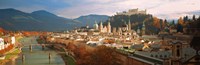 Framed Cityscape Salzburg Austria