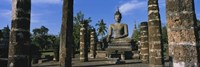 Framed Temple, Wat Mahathat, Sukhothai, Thailand