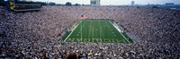 Framed University Of Michigan Football Game, Michigan Stadium, Ann Arbor, Michigan, USA