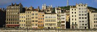 Framed Buildings In A City, Lyon, France