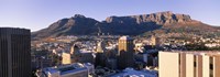 Framed Aerial View of Cape Town and Table Mountain