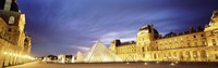 Framed Louvre Pyramid, Paris, France