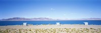 Framed Blue sky over a lake, Pyramid Lake, Nevada