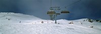 Framed Lech ski area, Austria