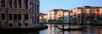 Framed Gondola in a canal, Grand Canal, Venice, Italy