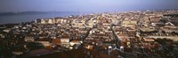 Framed Aerial view of Lisbon, Portugal