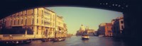 Framed City viewed through a bridge, Ponte Dell'Accademia, Venice, Veneto, Italy