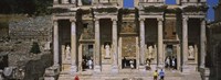 Framed Old ruins of Library At Epheses, Ephesus, Turkey
