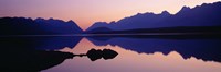 Framed Reflections, Upper Kananaskis Lake, Peter Lougheed Provincial Park, Kananaskis Country, Canadian Rockies, Alberta, Canada