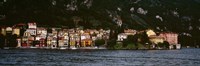 Framed Buildings at the lakeside viewed from a ferry, Varenna, Lake Como, Lecco, Lombardy, Italy