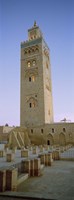 Framed Low angle view of a minaret, Koutoubia Mosque, Marrakech, Morocco