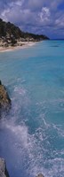 Framed Waves breaking on rocks, Bermuda