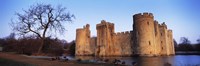 Framed Moat around a castle, Bodiam Castle, East Sussex, England