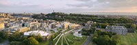 Framed High angle view of a city, Holyrood Palace, Our Dynamic Earth and Scottish Parliament Building, Edinburgh, Scotland