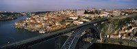 Framed Bridge across a river, Dom Luis I Bridge, Duoro River, Porto, Portugal
