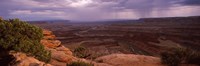 Framed Clouds over an arid landscape, Canyonlands National Park, San Juan County, Utah