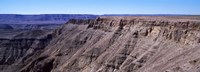 Framed High angle view of a canyon, Fish River Canyon, Namibia