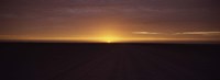 Framed Sunset over a desert, Namib Desert, Swakopmund, Namibia