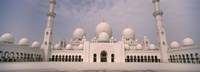 Framed Low angle view of a mosque, Sheikh Zayed Mosque, Abu Dhabi, United Arab Emirates