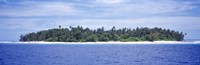 Framed Island in the sea, Indonesia